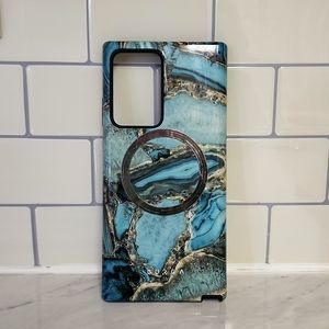 Ubud - Jungle - Turquoise Samsung Galaxy Note 20 Ultra Case - BURGA ohsnap ring